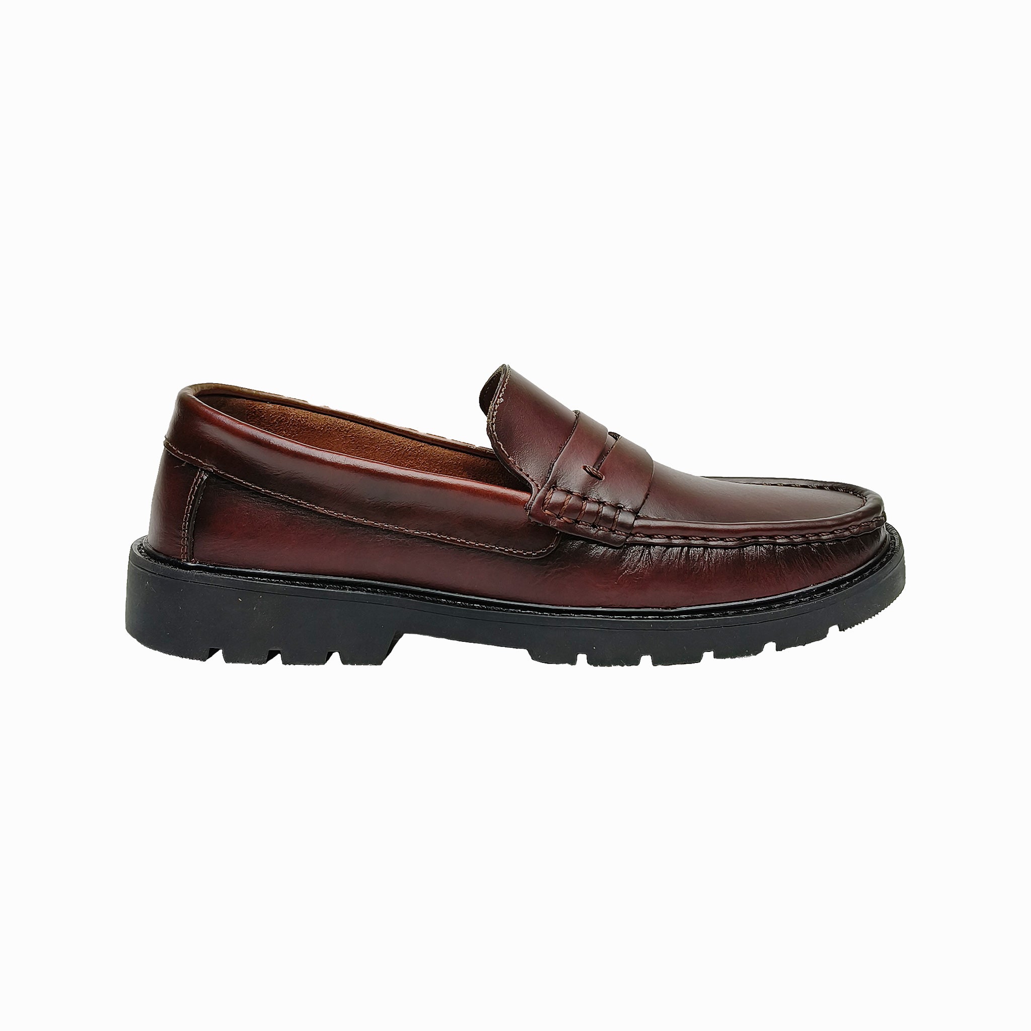 Poseidón - Mocasín Hombre Cuero | V. Cogñac Espasolado