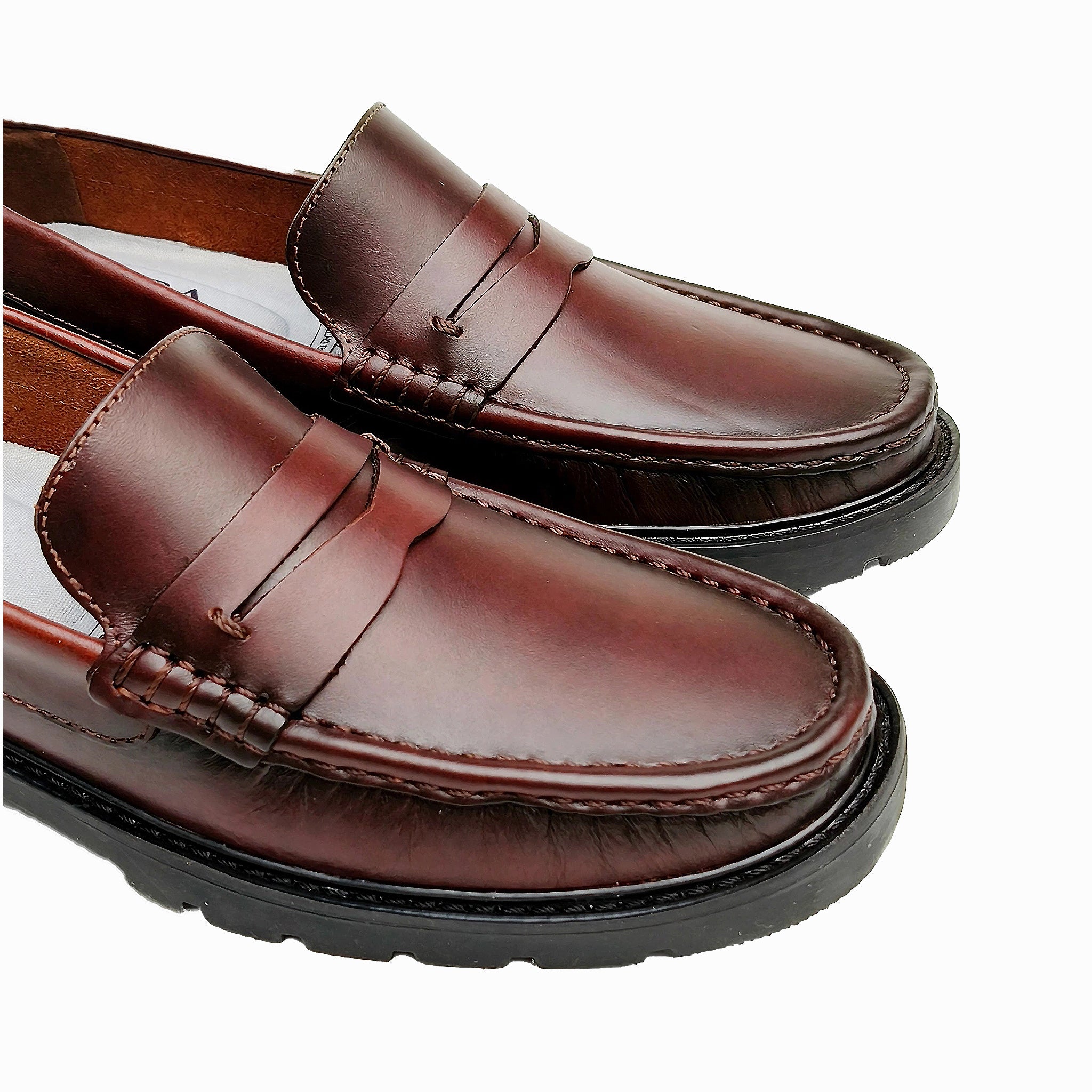 Poseidón - Mocasín Hombre Cuero | V. Cogñac Espasolado