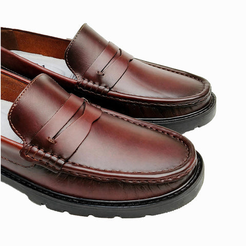 Poseidón - Mocasín Hombre Cuero | V. Cogñac Espasolado