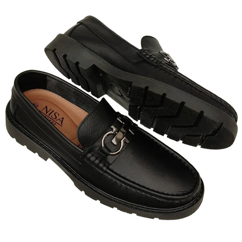 mocasines negros​