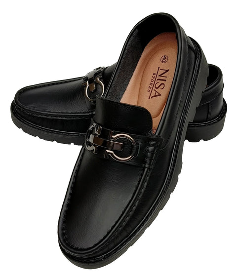 mocasines negros​