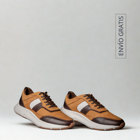 Sneakers Montevideo Nobuck Siena Café